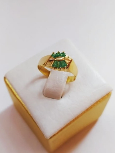 Anillo Mariposa Oro Italiano 18k Ley 750