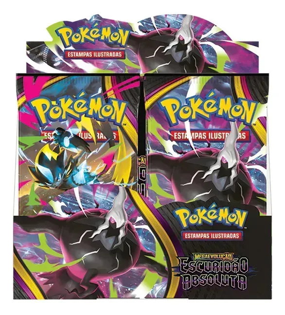 Pokémon Booster Box Escuridão Absoluta Darkrai Pré Venda Escuridão Absoluta Português