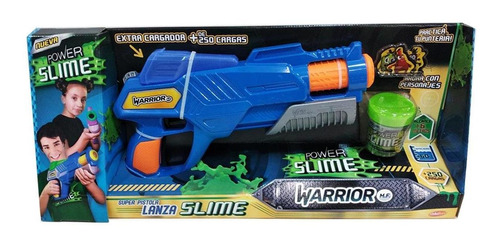 Power Slime Pistola Warriors Lanza Slime