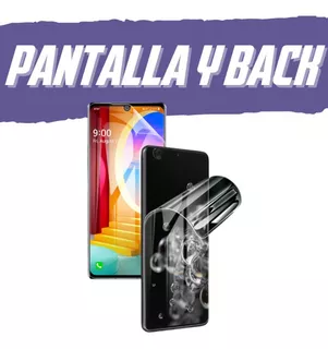 Film Silicona Hidrogel Frontal Back Para LG Wing 5g