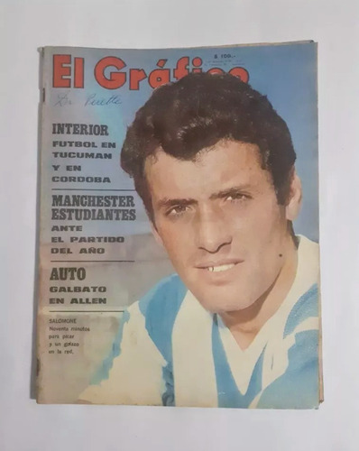 El Gráfico 2555 San Martín Tucuman 1 Boca 0 , Estudiantes (Usado)