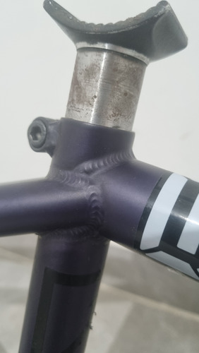 Cuadro Bmx Pro Kink Titán V2 21 Violeta Oscuro 21