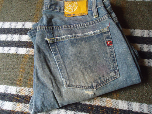 Furor Y Converse Jeans Vintage Desgastados Talla 32  2 Pz