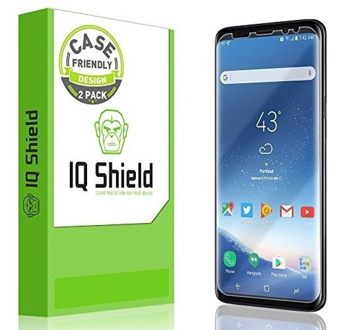 Protector De Pantalla Galaxy S9 Plus [paquete De 2], Iq Shie