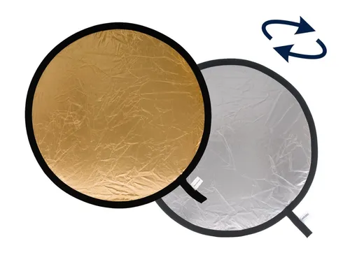 Pantalla Reflectora 2 En 1 Lastolite Manfrotto 120cm P/oro