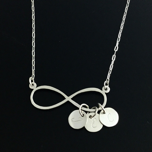 Pulsera Infinito + Iniciales Plata925