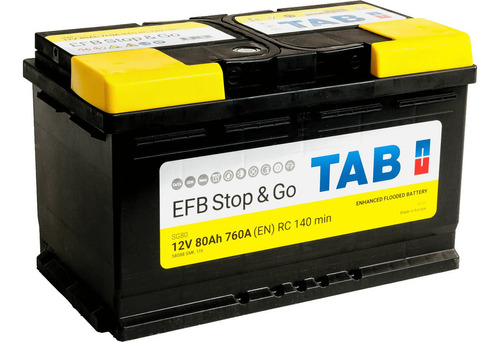 Bateria Tab Efb 57-1200 Start Stop 1150 Amp