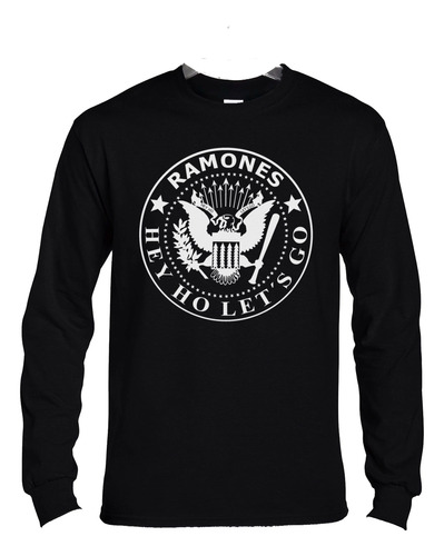 Polera Ml Ramones Hey Ho Lets Go Punk Hardcore Abominatron