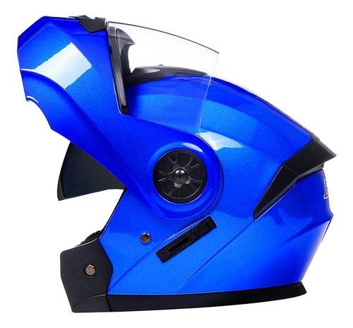 Casco Moto Doble Propósito, Mxbdb-002, 1pza, Azul, Dot, Tall