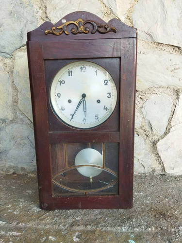 Reloj Antiguo De Pared Alemán Marca Kienzle Original 