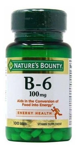 Vitamina B6 100 Mg X 100 Tab - Unidad a $880