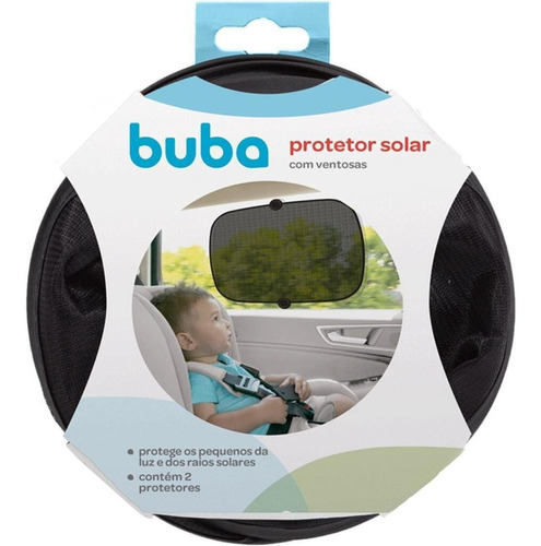 Protetor Solar Para Carro Com Ventosa Proteção Uv Buba -2 Un