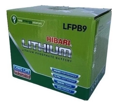Bateria Hibari Litio Yb9-b Lfpb9 Tvs Rtr Apache 160