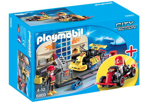Playmobil Starterset Taller De Karting 6869
