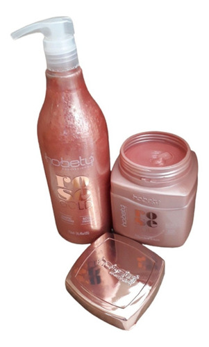Imagem 3 de 10 de Kit Rose Gold Shampoo 750 Ml + Máscara 750 Gr