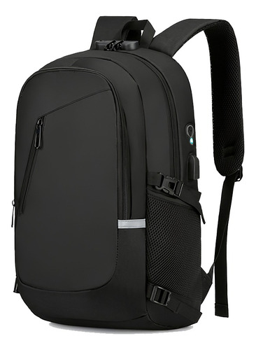 Mochila Antirrobo De 30l Con Cargador Usb Laptop 15.6 Imperm