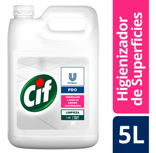 Cif Desinfectante Cuaternario X 5 Lts