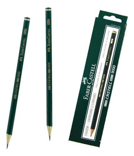 Lapis Grafite Tecnico Sextavado Faber Castell - 12 Unidades