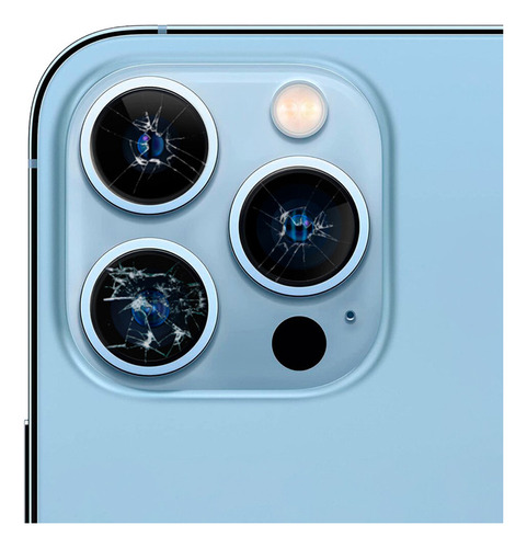 Cambio Vidrio Lente Camara Para iPhone 13 Pro Colocacion