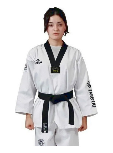 Dobok Kimono Daedo Seoul Taekwondo Gola Preta