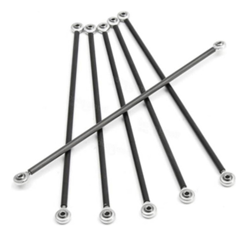 Kit 6 Varillas De Fibra Carbono 200mm M4 Reprap Brazo Delta
