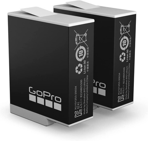 Acessório oficial da bateria recarregável Gopro Enduro. Pacote de 2