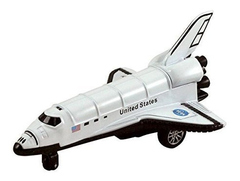 Metal Fundido 5 White Space Shuttle W/ Pull Back Hsb8u