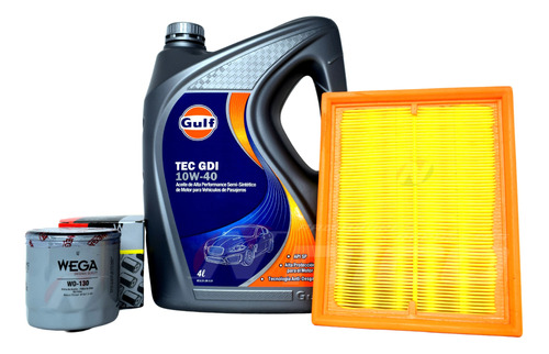 Filtros+aceite Gulf Max10w-40 Chevrolet Corsa,agile 1.4/6 8v