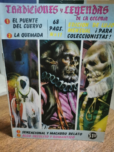 Comic Tradiciones Y Leyendas De La Colonia Número 11 Doble