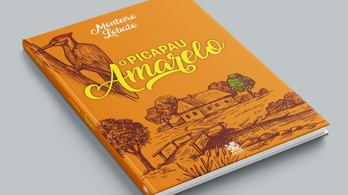 Libro El pájaro carpintero amarillo de Lobato Monteiro, editorial Camelot, tapa blanda en portugués (2022)