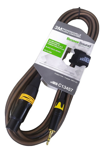 Cable 3m Audio Rofesional Canon Hembra A 1/8 Besser C13457