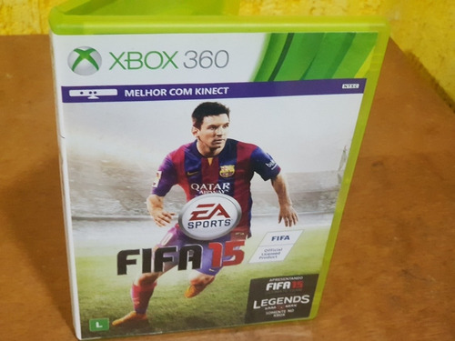 Fifa 15 Usado  Encartes Original  Xbox  360 Midia Fisica 