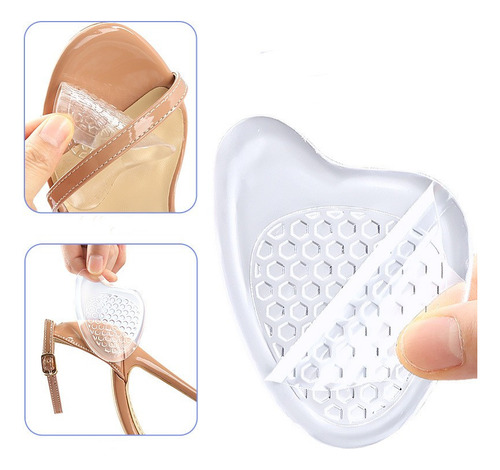 Almofada De Antepé H Honeycomb De Salto Alto Friction Forefo