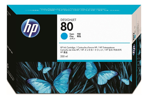 Cartucho Hp 80 Cyan C4846a 350ml Outlet