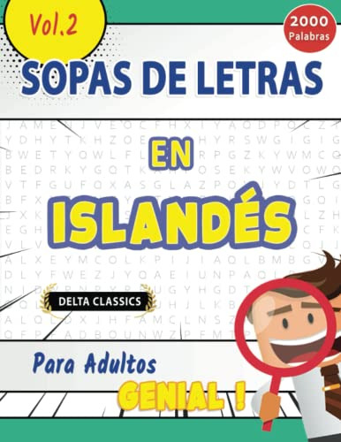 Sopa De Letras En El Islandes Para Adultos - Genial! Vol 2 -