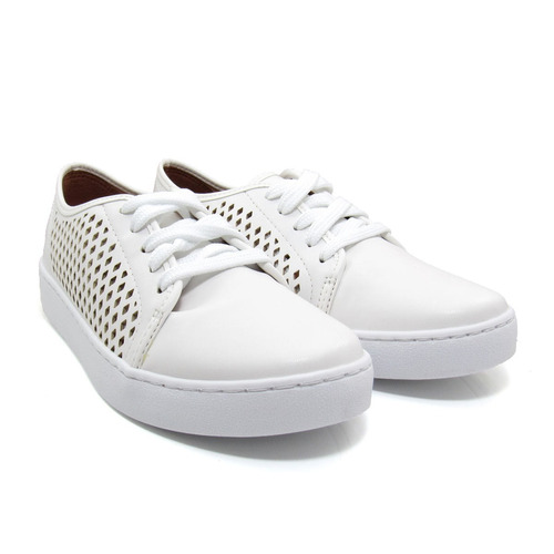 tenis vizzano branco furadinho