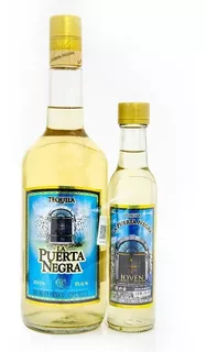 Tequila Puerta Negra Joven 1l + Pacha 250ml