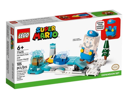 Lego Super Mario 71415 Set Traje De Mario De Hielo Y Mundo