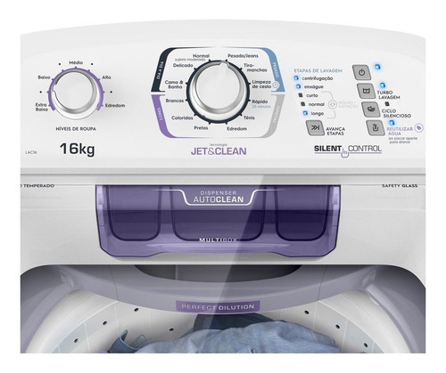 Máquina de lavar automática Electrolux LAC16 branca 16kg 127 V