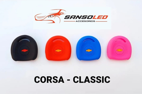 Funda De Silicona Cubre Llave Chevrolet Corsa - Classic