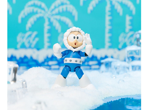 Figura Ice Man Articulada Megaman Jada Toys 15 Cm Ofert!