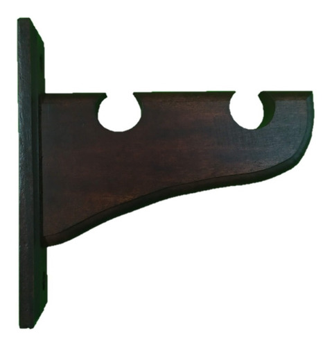 Soporte Doble Para Barral De Madera 22mm