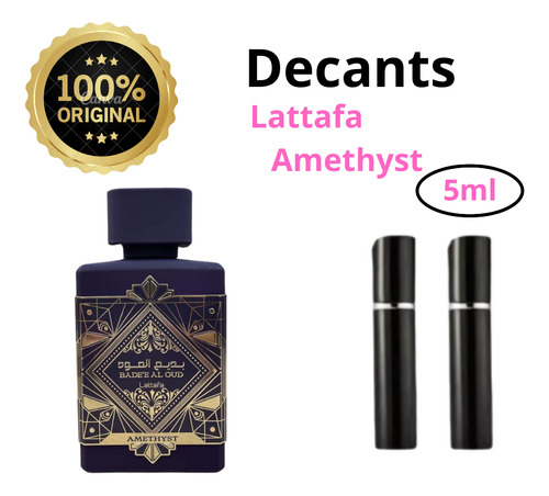 Muestra De Perfume O Decant Lattafa Amethyst Unisex Original