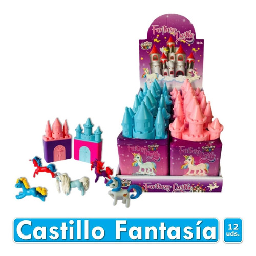 Candy Toy Juguete Castillo Fantasía Princesas X12 Uds