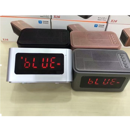 Radio Reloj Recargable Bluetooth Alarma Usb Microsd 2000mah