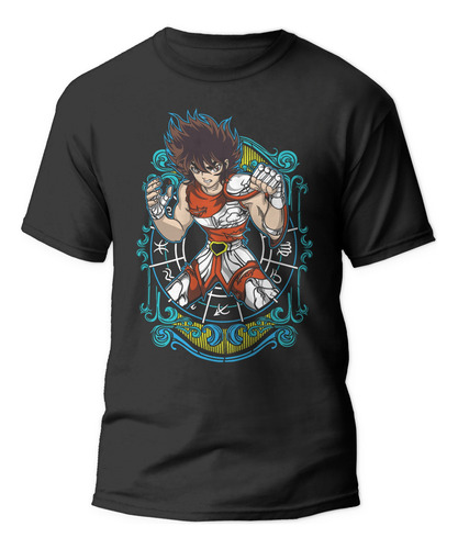 Polera Pegaso Los Caballeros Del Zodiaco Saint Seiya Anime