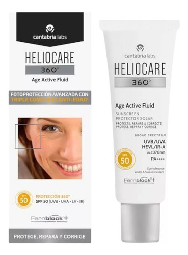Heliocare 360 Age Active Fluid Fps50 50 Ml Protector Solar