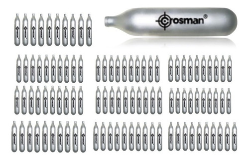 Paquete 100 Tanques Airsoft Co2 Crosman 12 Gr Xtr P