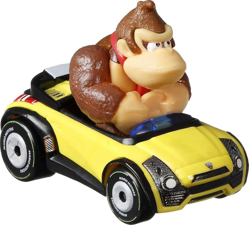 Pacote Com 4 Veículos Hot Wheels Mario Kart, Conjunto De 4 M