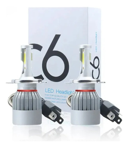 Bombillo Luces Led C6 Para Vehículo Y/ó Moto - H4 - H7 - H1 